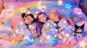 Спи спокойно с Руми, Мирой и Зои 🌙 Расслабляющая Колыбельная для сна