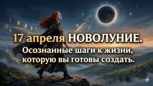 Новолуние 17 апреля 2026. Исцеление через действие. Манифест новой реальности.