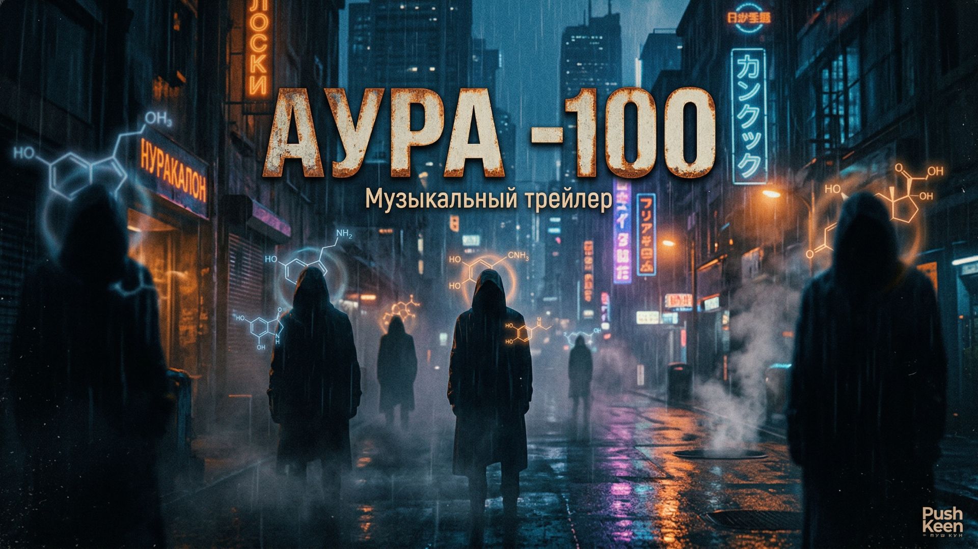 Аура минус 100 - клип на песню (Push Keen) Сильно Увлеченного