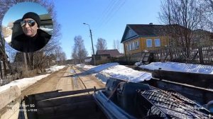 По дороге с Берега до Новокемского, март 2026