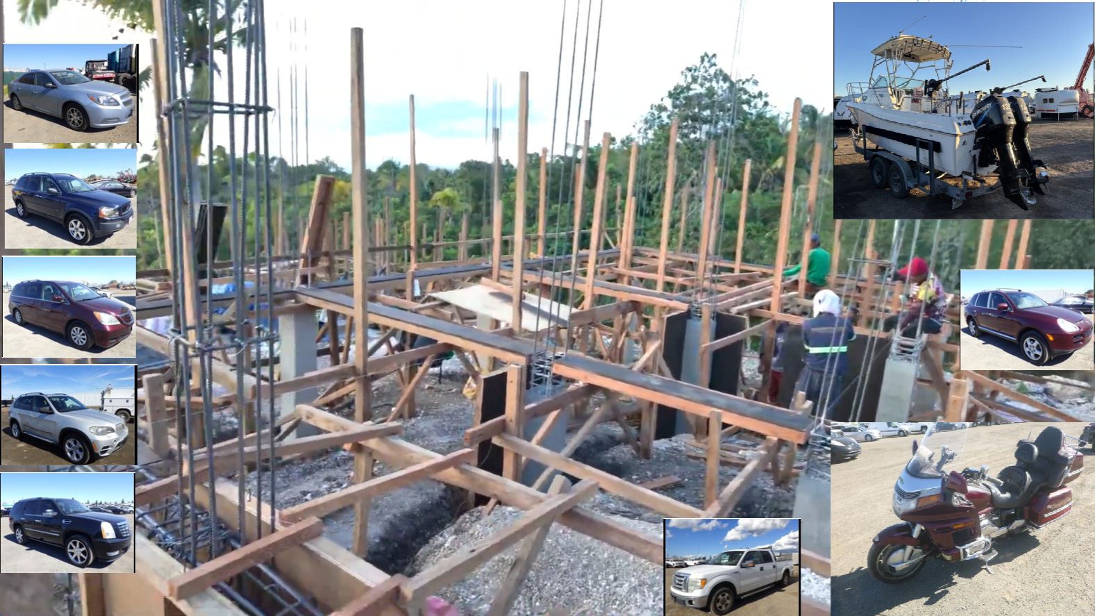 Filipina на русском. Стройка Андрея. Мои покупки на аукционе в Калифорнии.