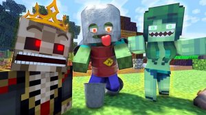 История любви ｜ Жизнь Зоммы и Зомбо в Майнкрафте #8.5. Майнкрафт Мультик