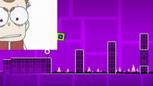 Боб со шрамом проходит Stereo Madness (кринж анимация)