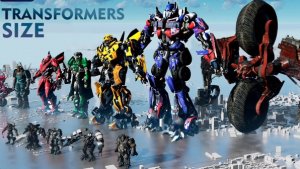 КАКОЙ ТРАНСФОРМЕР САМЫЙ БОЛЬШОЙ??? 3D ЭВОЛЮЦИЯ!!