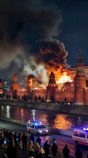 Горящий Кремль: конец эпохи #пожар #Кремль #потери