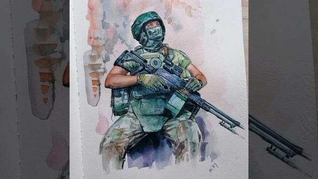 Кому-то там, а кому -то тут? (Написал Русский солдат...)