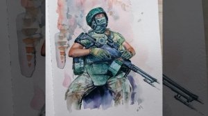 Кому-то там, а кому -то тут? (Написал Русский солдат...)