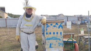 Установил второй корпус дадан 12 рамок