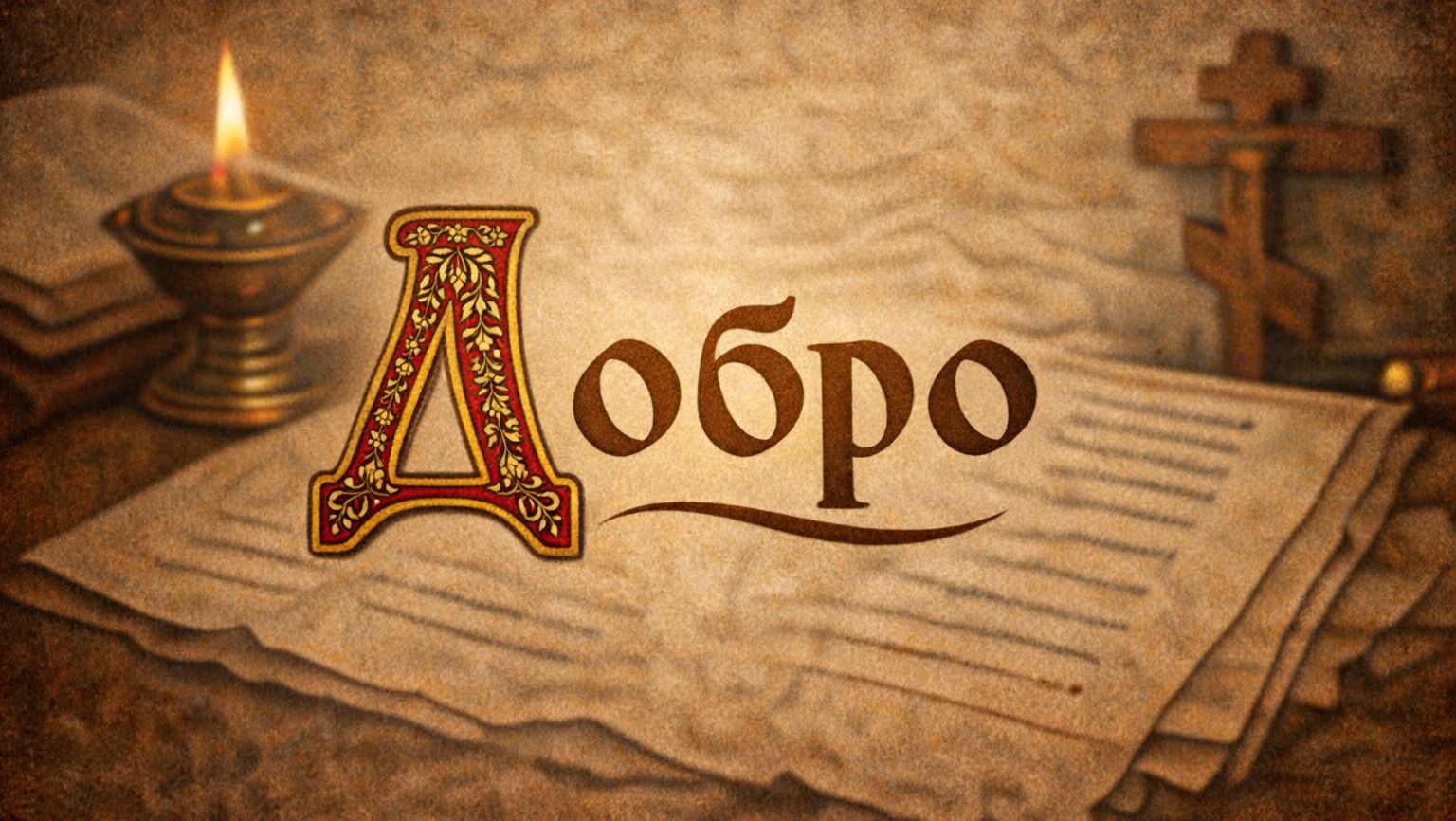 Буквица Добро