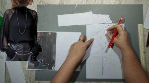 Моделирование. Элегантная блуза своими руками. Выкройка № 2028.