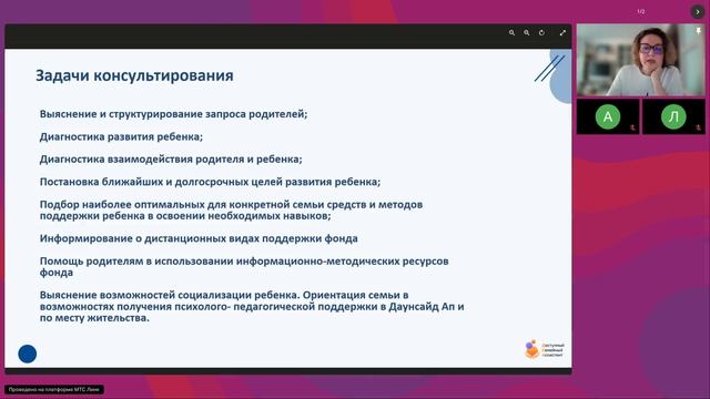 Вебинар Очные и дистанционные формы поддержки семьи 14.04.2026 г.