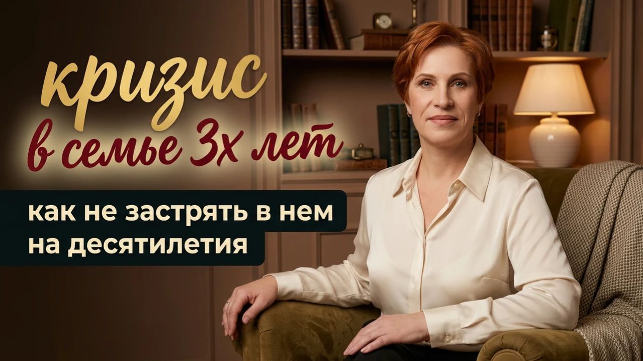 Семейный кризис 3х лет. К как не застрять в нем на десятилетия?