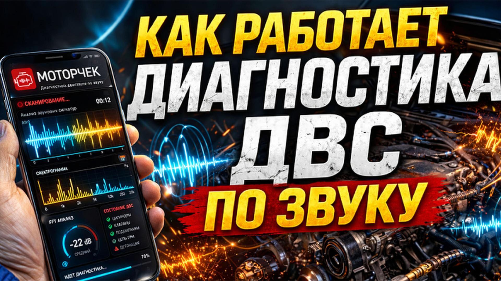 МОТОРЧЕК - ДИАГНОСТИКА ДВИГАТЕЛЯ ПО ЗВУКУ