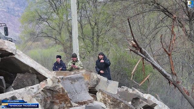 камнепады в итум кали