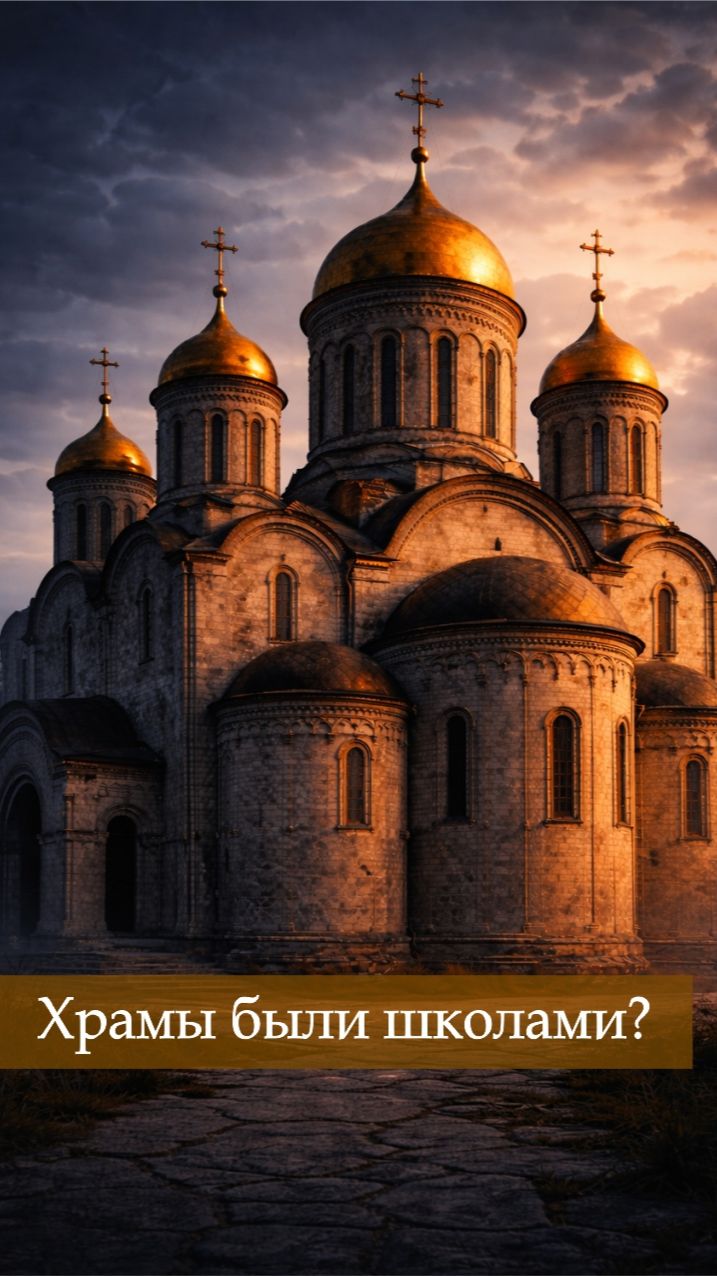 Храмы были школами