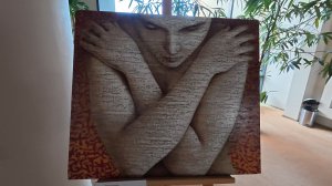 На втором этаже выставка картин в Hotel Flores Druskininkai Aquapark 16.09.2025