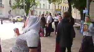 Православный крест в небе над Киевом! 2012г