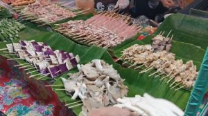 Тайланд. Рынок в г. Пай. На север 8. Уличная еда. Market in Pai. Mae Hong Son