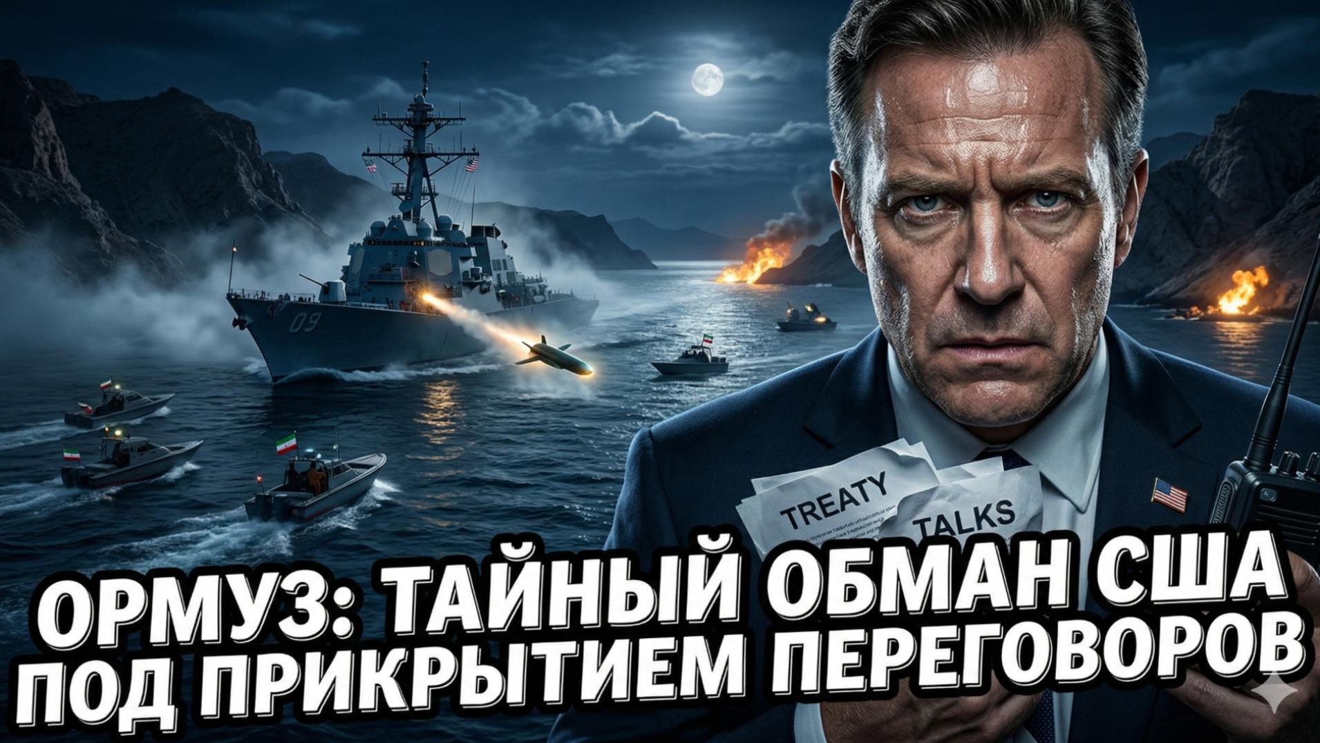 🎭Мохаммад Х. Свидан | Под прикрытием переговоров: США начали обманную операцию в Ормузе