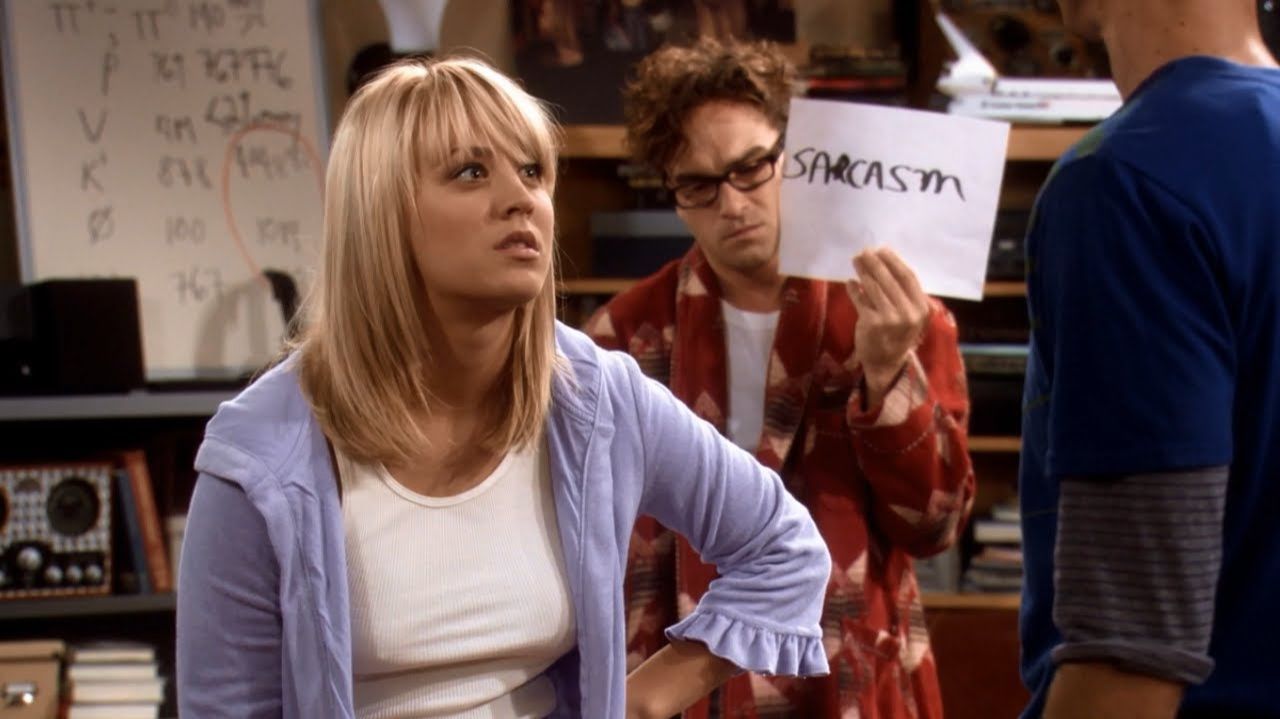 Реакция Пенни на ночную уборку её квартиры Теория большого взрыва 1 сезон 2 серия