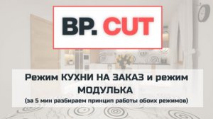 Режим КУХНИ НА ЗАКАЗ и режим МОДУЛЬКА (за 5 мин разбираем принцип работы обоих режимов)