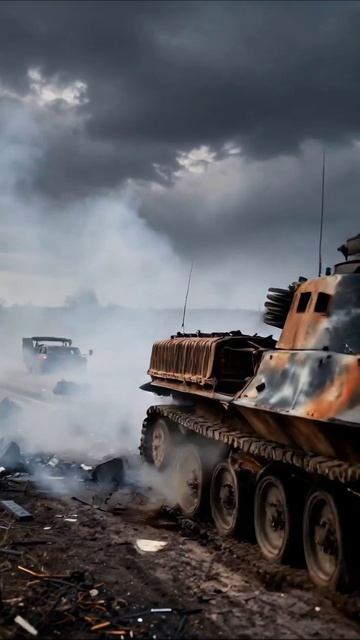 Тени войны: угасающее братство машин #война #потери #разрушение