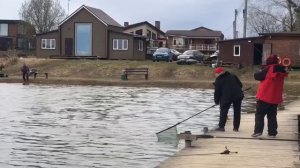 поимка форели на блесну