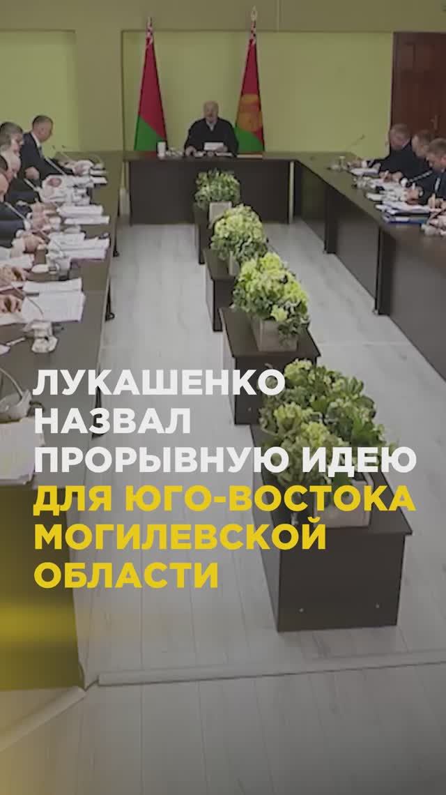 Лукашенко назвал прорывную идею для юго-востока Могилевской области