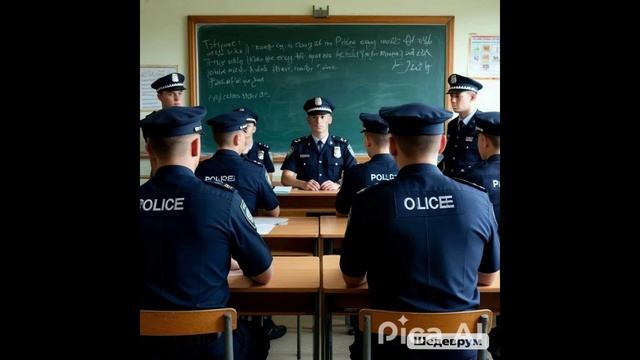 в этой истории рассказывается как Алексис Крайшы  учил курсантов в полицейской академии
