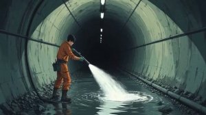 Очистка труб канализации гидродинамическим методом без химии