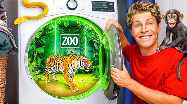 Я построил СЕКРЕТНЫЙ зоопарк у себя дома!