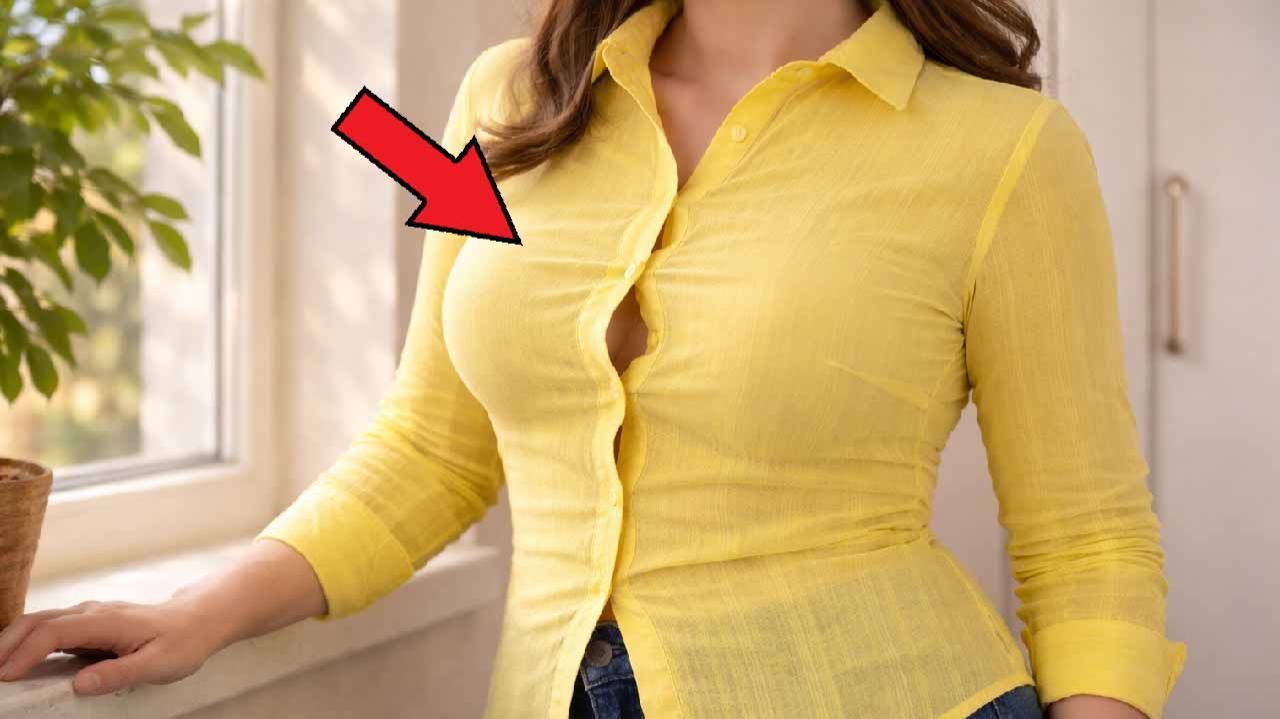 👉 БЛУЗКА РАСХОДИТСЯ СПЕРЕДИ? Вот решение без полной переделки