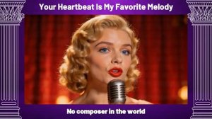 Your Heartbeat Is My Favorite Melody An Epic Slow 1950s Romantic Ballad to Fall in Love