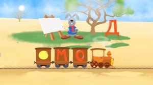 Мультфильмы - Смышленый паровозик - Квадрат и круг - мультик 4