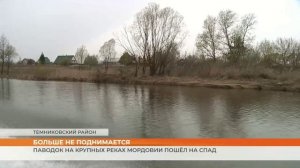 Паводок на крупных реках Мордовии пошёл на спад