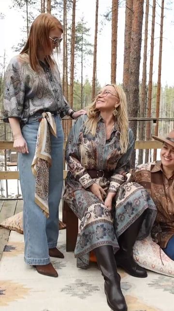 Сбежали в лес за вдохновением... 