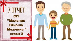 🧶 Вязальный СП "Мальчик, Юноша, Мужчина. Сезон 3" 👶🧑👨👴 7 отчёт 👀