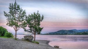 "Розовые волны Енисея". стихи:Екатерина Александровна Кузнецова-Леонтьева.