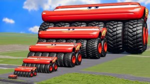 Большой и маленький Монстр-трак Молния Маккуин против поезда Томаса |