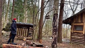 ПИК МЕДВЕДЕЙ ВО ВСЕХ ЛЕСАХ !!! Я ИДУ В ЗАБРОШЕННУЮ ХИЖИНУ У РЕКИ , ЧТО С НЕЙ ПРОИЗШЛО ПОСЛЕ ЗИМЫ ?!