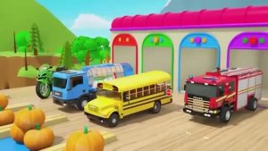 Акуленок  "Колеса в автобусе"  Колеса в форме футбольного мяча Детские стишки, песенки для малышей