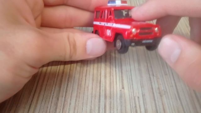 УАЗ ХАНТЕР пожарная охрана ОТ АВТОГРАНДА МАСШТАБ 1:60