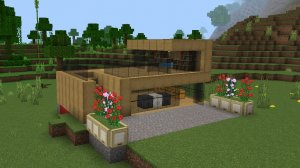 Майнкрафт. Как построить хай-тек дом из дерева? | Ярослав Minecraft