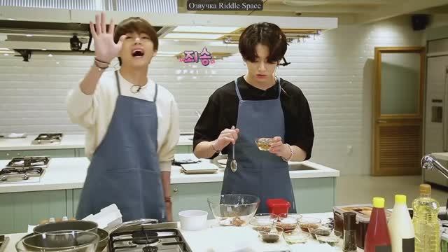 [ Озвучка Riddle Space ] РАН БТС 102 эпизод _ RUN BTS