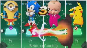 Миньоны против Соника Эксе, Босса-Молокососа и Пикачу