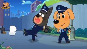 Храбрый шериф Лабрадор, не будите лунатика — познавательный мультфильм.