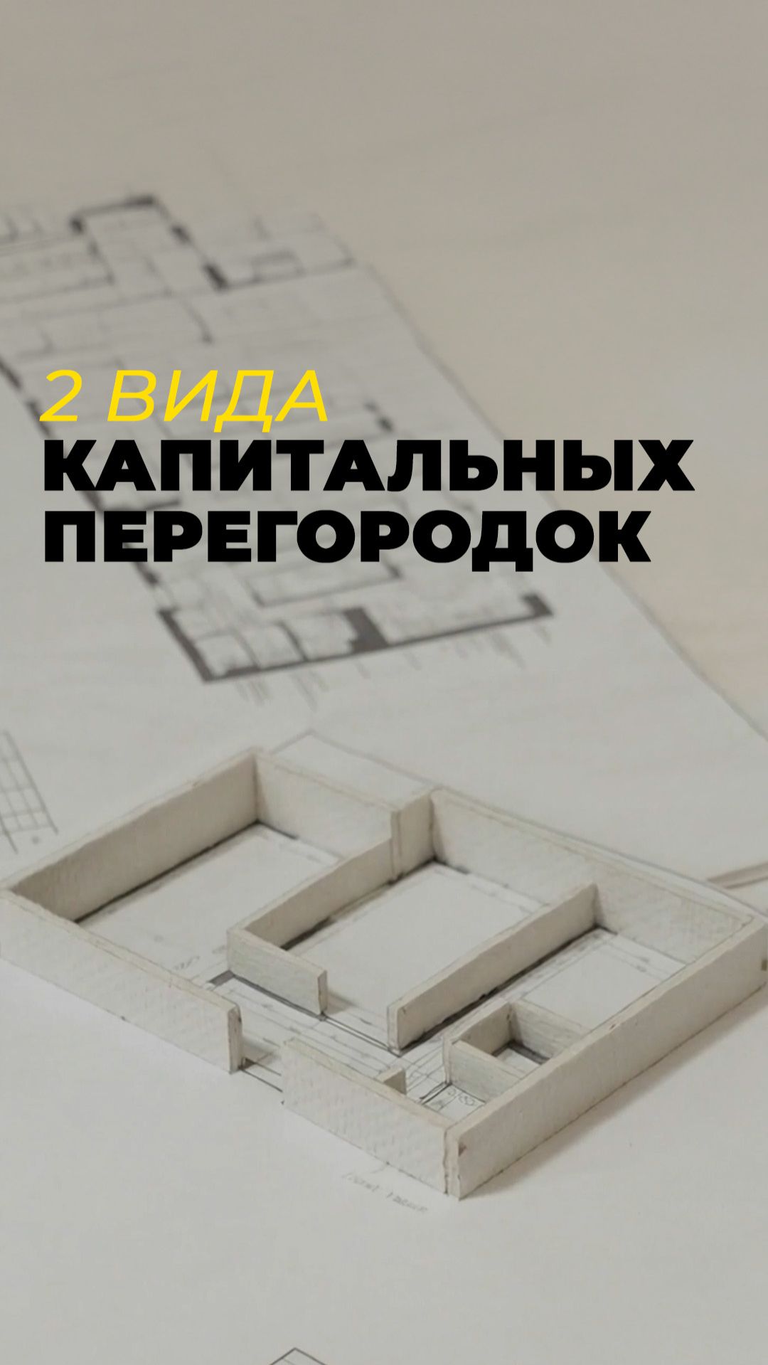 2 вида капитальных перегородок