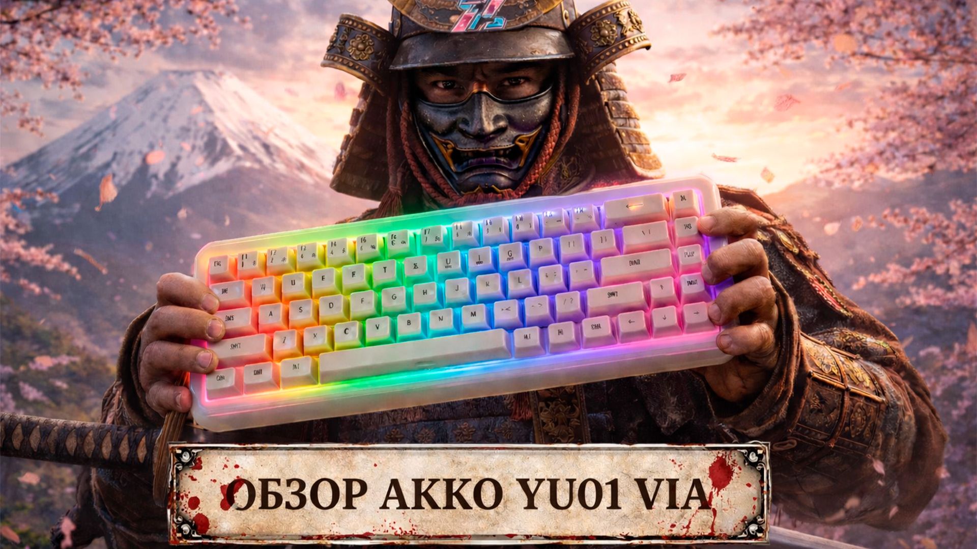 ОБЗОР КРАСИВОЙ ГЕЙМЕРСКОЙ КЛАВИАТУРЫ AKKO YU01 VIA