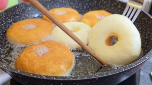 НИКОГДА не впитывают масло! ИДЕАЛЬНЫЙ рецепт вкусного ТОП-пончика с восходящими дрожжами.