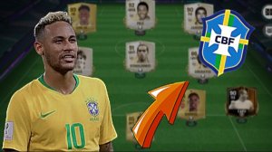 СОБРАЛ ЛЕГЕНДАРНЫЙ СОСТАВ СБОРНОЙ БРАЗИЛИИ В FC Mobile